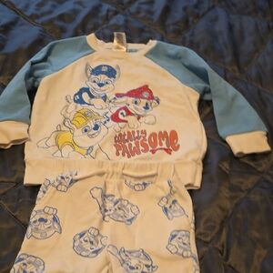Paw Patrol Blue and White Kids Matching Set